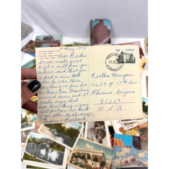 180+ Mixed Lot Vintage Postcards Locations 1900s–1970s Ephemera RPPC - Picture 8 of 12